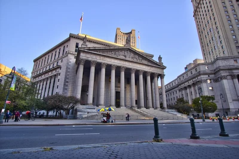 Federal courthouse building in Lower Manhattan that houses the Southern District of New York